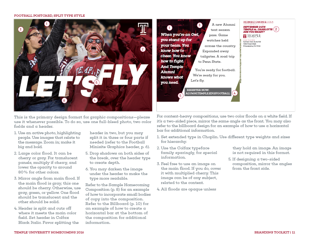 Temple Homecoming 2016—Brand Guide